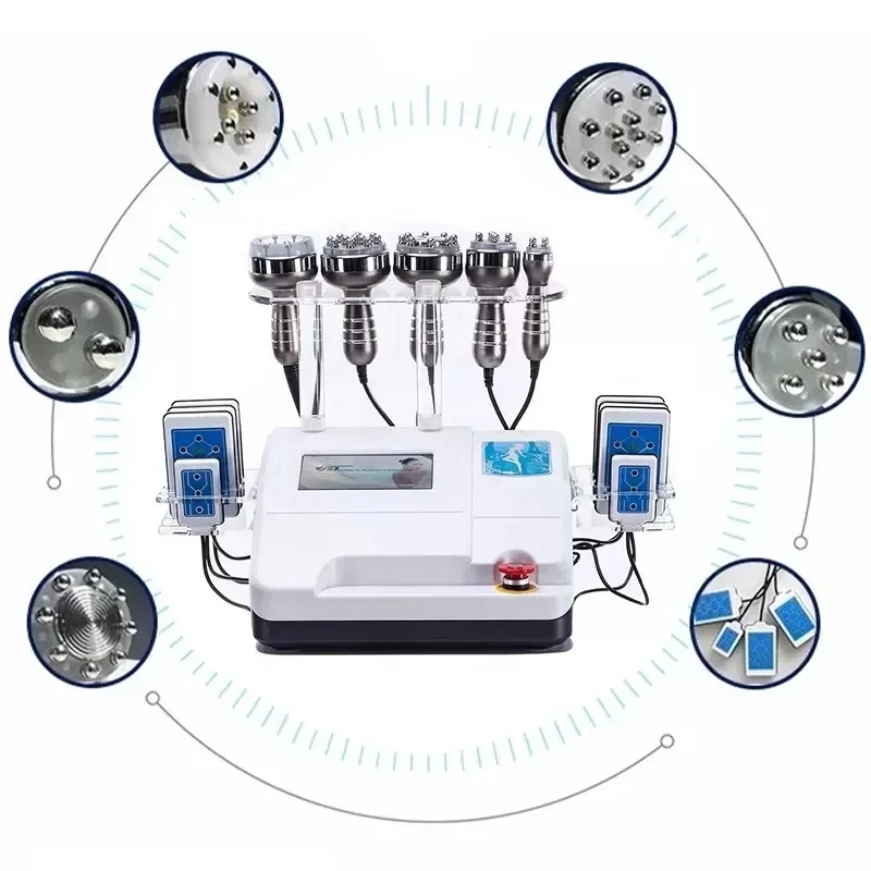 6 In 1 Cavitation Rf Machine 40K - 6 in 1 40K ultrasound cavitation