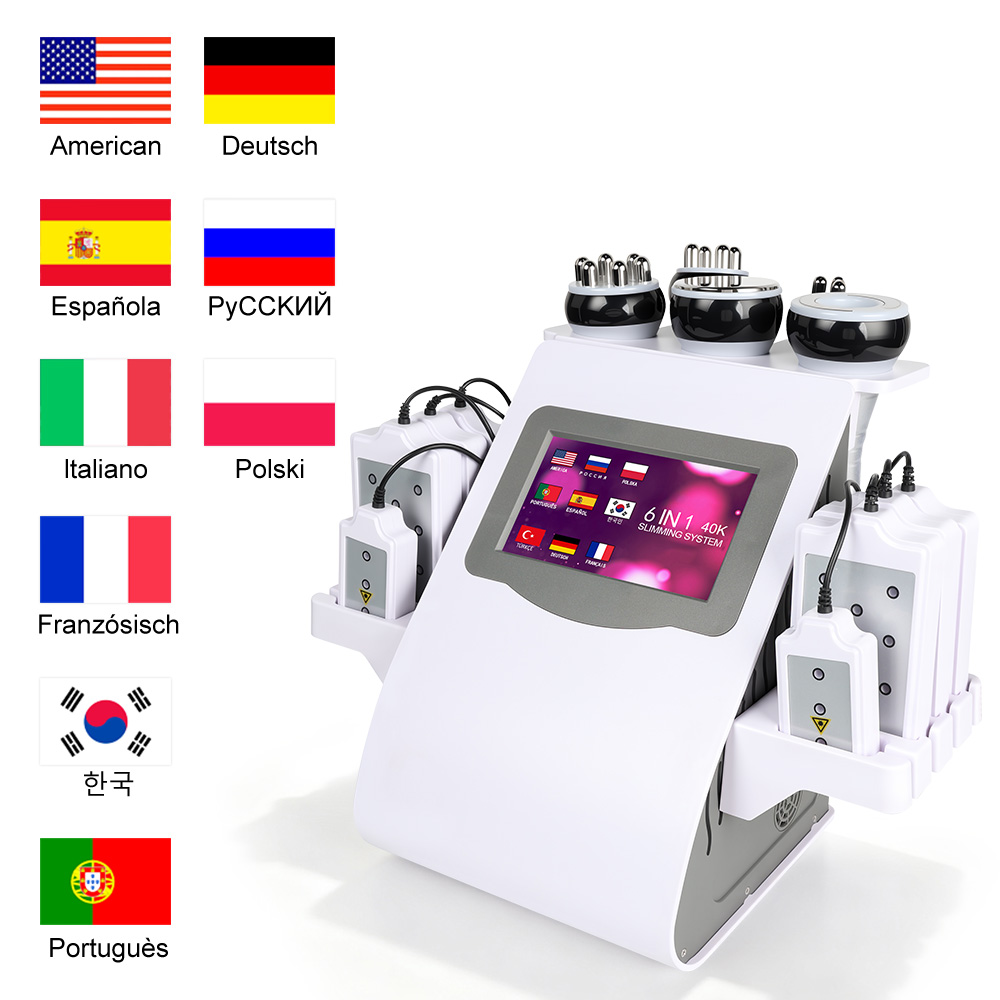 6 in 1 40K Cavitation Machine, - đánh giá và giá 6 In 1 Cavitation Rf Machine 40K