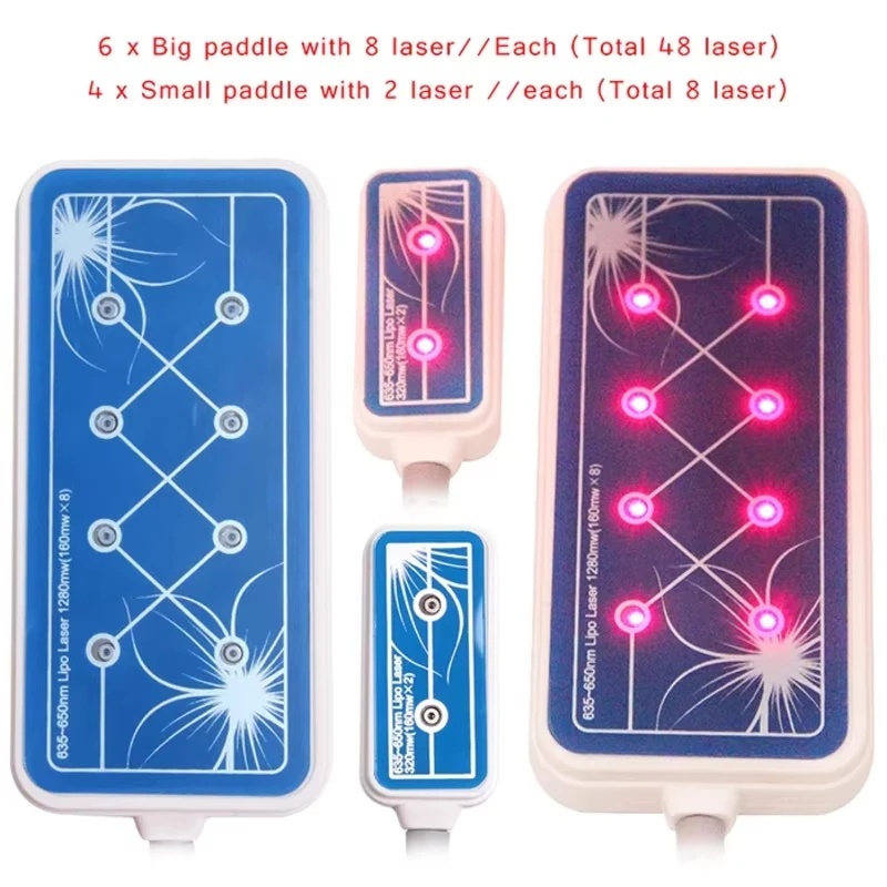 Máy làm đẹp giảm béo bằng lase - đánh giá và giá Lipo Laser Pads Slimming Machine