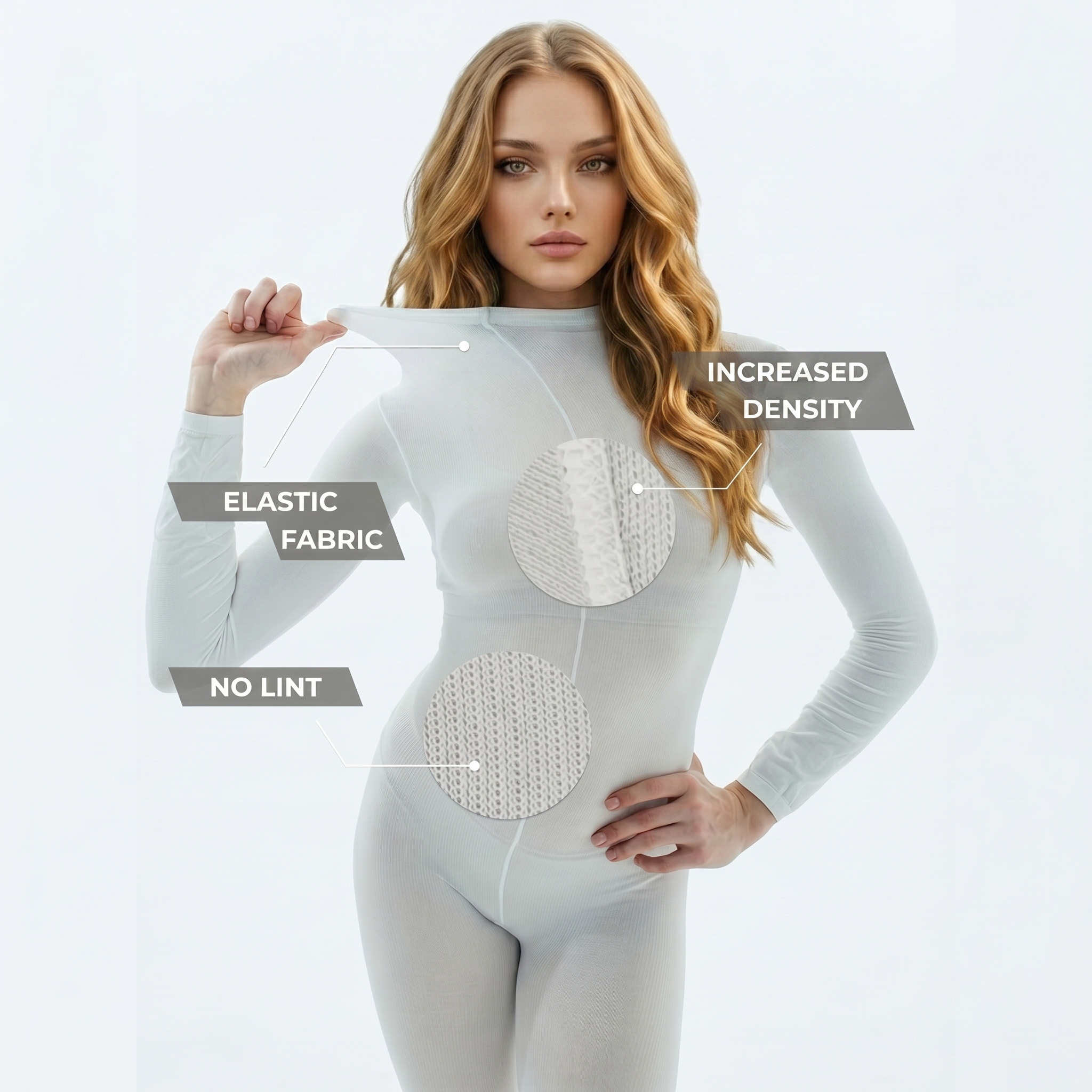 Reusable 120 DEN White Microfi - đánh giá và giá Pressotherapy Lymphatic Drainage Suit