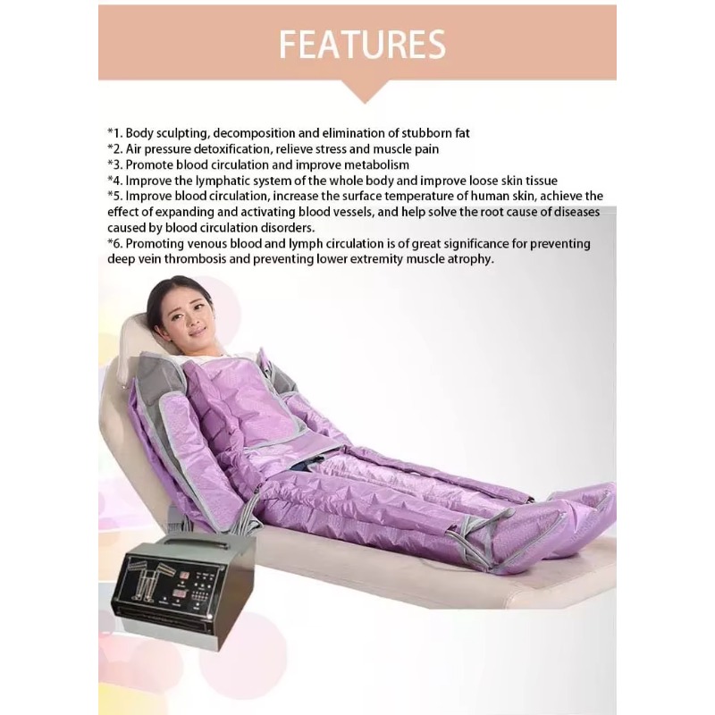 Pressure Suit Lymphatic Draina - đánh giá và giá Pressotherapy Lymphatic Drainage Suit