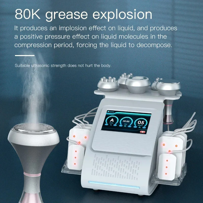 Máy giảm cân laser chân không  - đánh giá và giá Cavitation Machine 80K Weight Loss