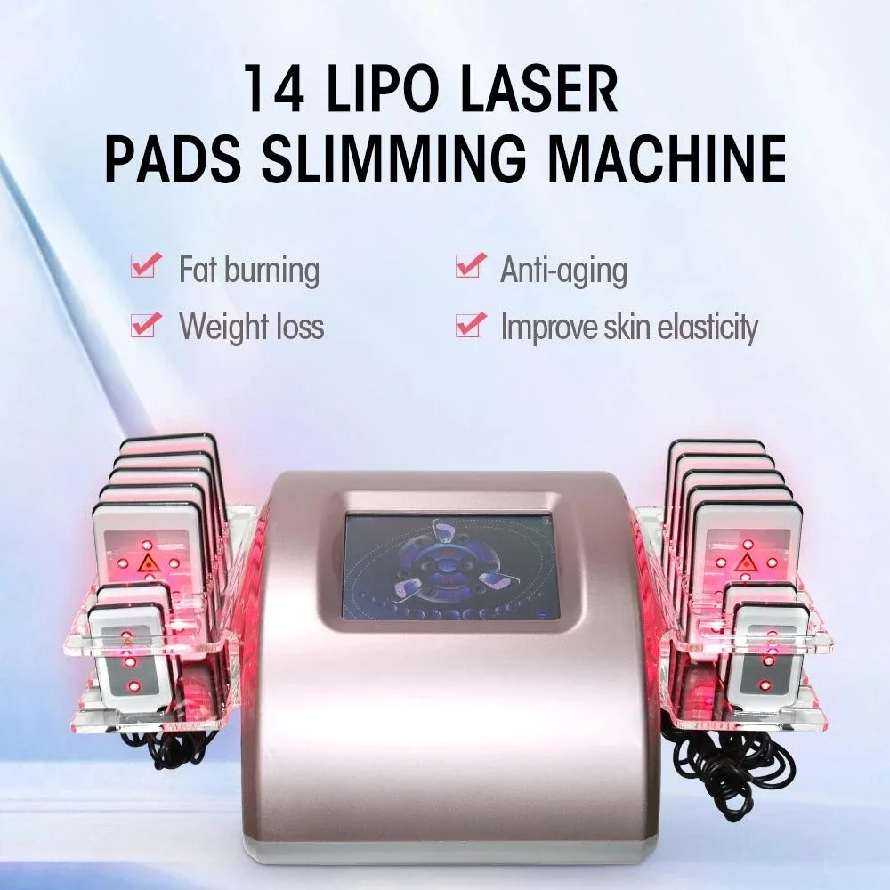 14 Pads Lipolaser Body Slimmin - đánh giá và giá Lipo Laser Pads Slimming Machine