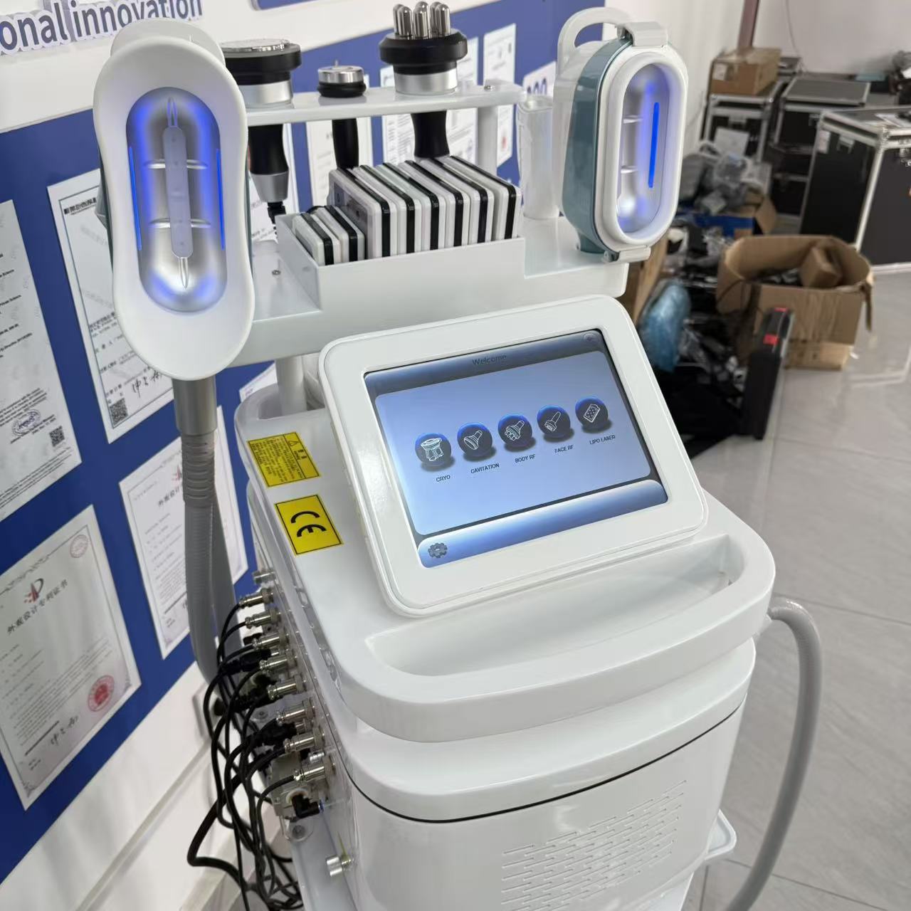 Portable 360° Cryolipolysis Co - đánh giá và giá Cryolipolysis Fat Freezing Machine