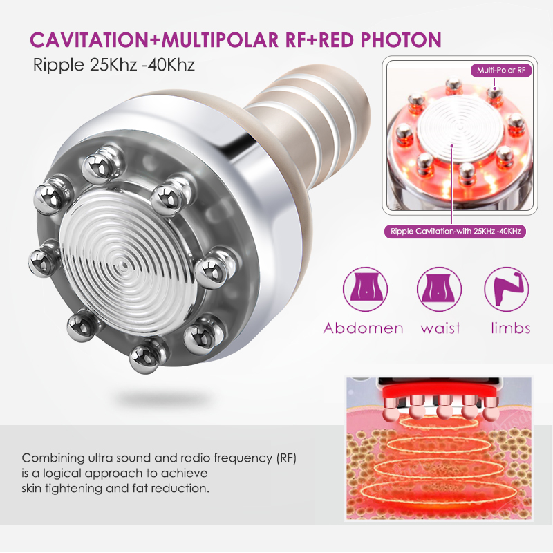 40K Cavitation RF Vacuum Body  - đánh giá và giá Vacuum Cavitation Body Contouring