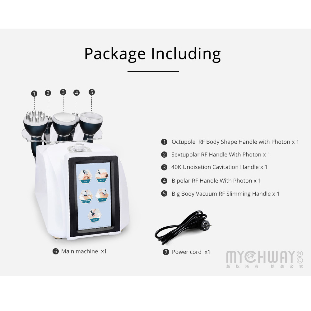 5 In1 40K Ultrasound Cavitatio - đánh giá và giá Vacuum Cavitation Body Contouring