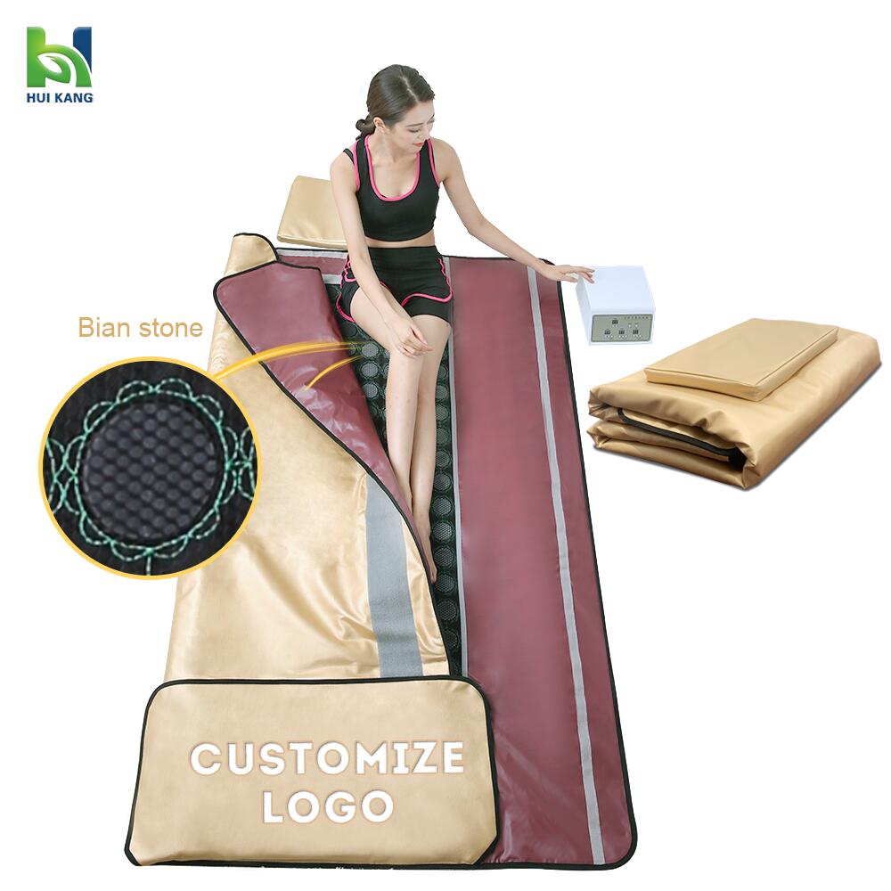 3 Heating Zone 180pcs Black Bi - đánh giá và giá Far Infrared Slimming Sauna Blanket
