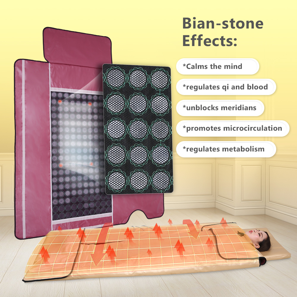 3 Heating Zone 180pcs Black Bi - đánh giá và giá Far Infrared Slimming Sauna Blanket