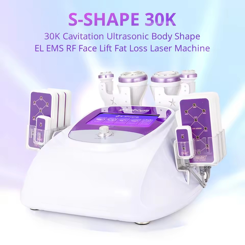 5 in 1 30k Cavitation Multipol - đánh giá và giá Lipo Laser Pads Slimming Machine