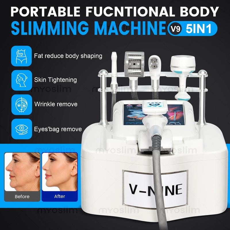 Portable V9 Vela Body Shape We - đánh giá và giá Cavitation Machine 80K Weight Loss